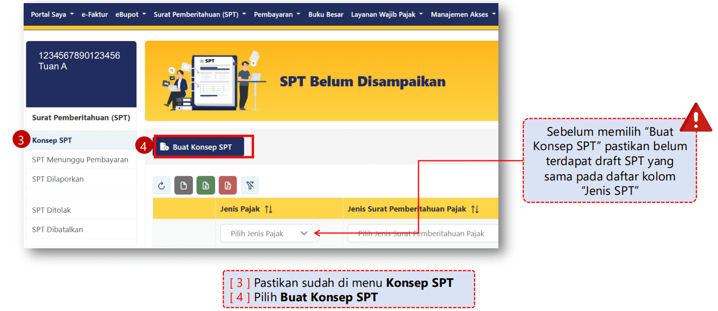 Buat SPT coretax