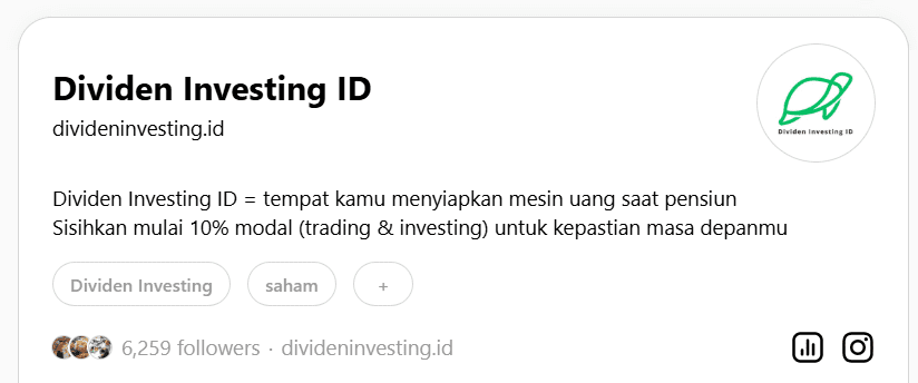 akun dividen investing Threads
