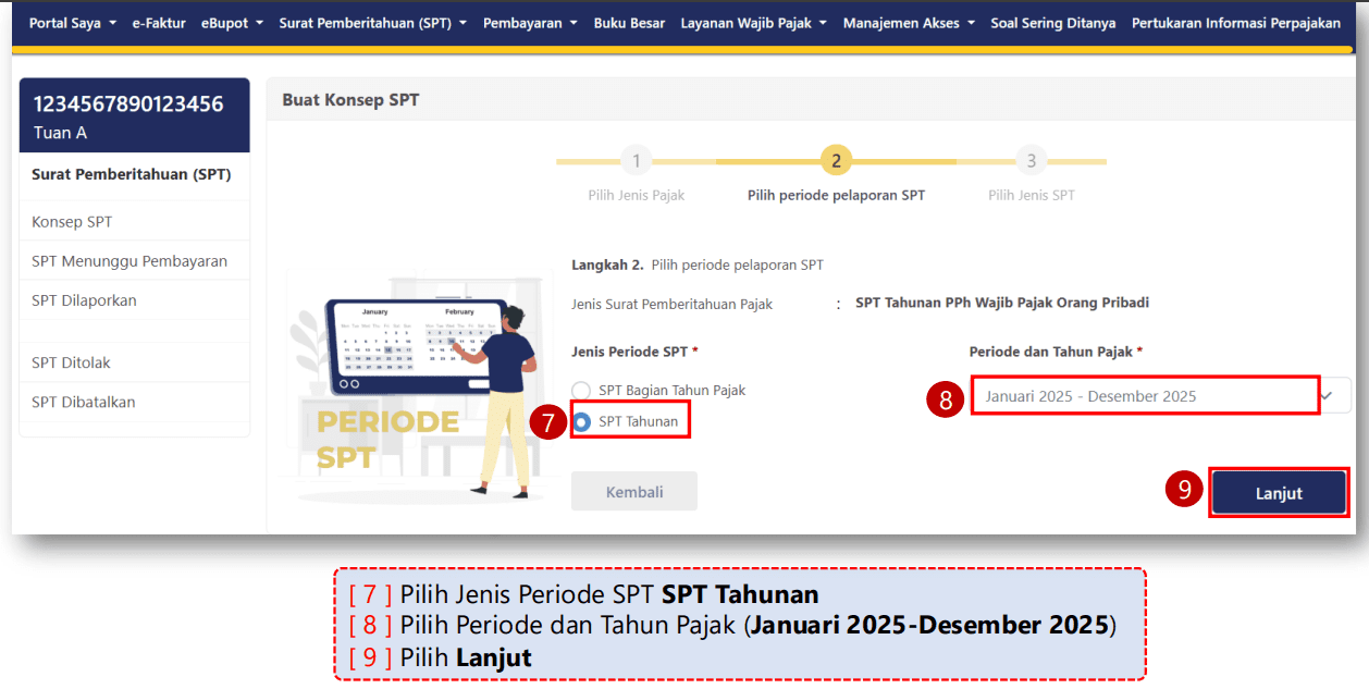 pembuatan SPT coretax 1