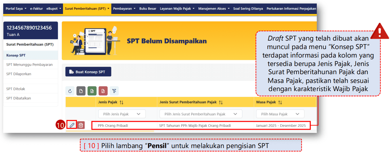 pembuatan SPT coretax 2